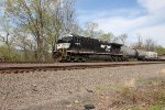 NS 4417 as a rear end DPU passing milepost 116 at Cove PA